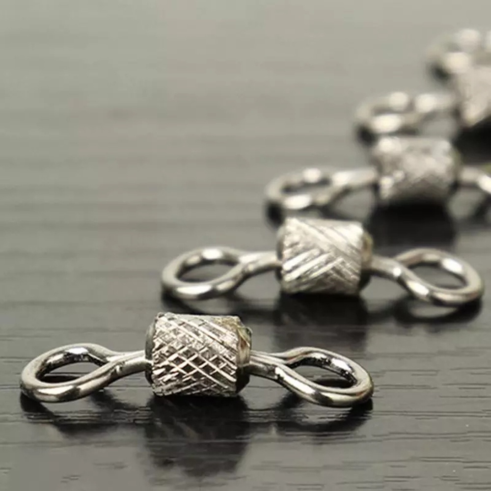 Set 50 khớp khuyên câu cá 1#~14# bằng thép không gỉ