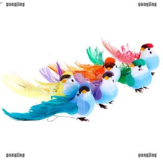 [GJ]  KIỀU DIỂM Simulation Feather Foam colorful bird Garden Bird lawn Prop Decoration