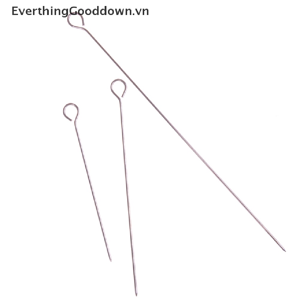 Everthingooddown 10 Xiên Nướng Thịt Hình Con Ngỗng Bằng Thép Không Gỉ