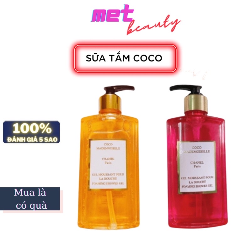 SỮA TẮM HƯƠNG NƯỚC HOA COCO CHANEL 400ML THƠM LÂU, MỀM MỊN, DƯỠNG TRẮNG DA