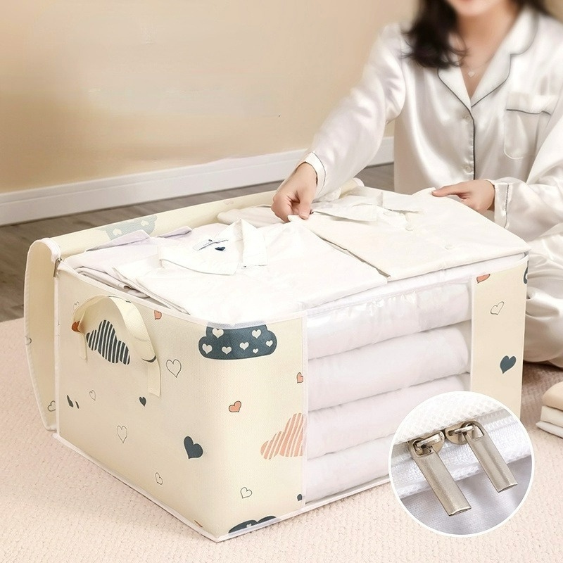 Túi Đựng Quần Áo / Chăn Mền Cỡ Lớn Chống Bụi Gấp Gọn Tiện Dụng