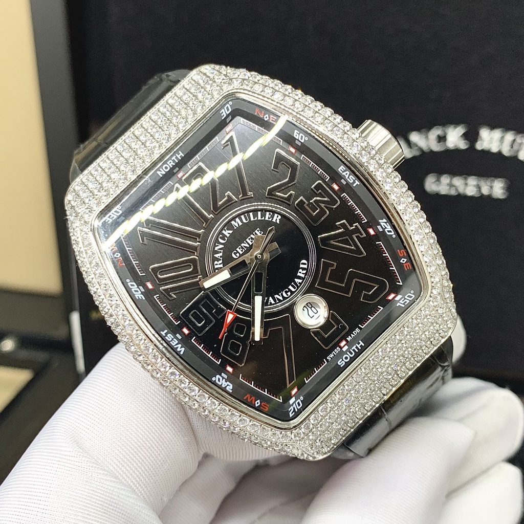 Đồng hồ nam Fra.nck-Mu.ller V45 khảm đá swarovski cao cấp