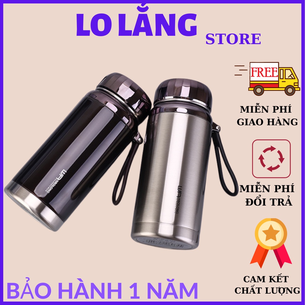 Bình giữ nhiệt inox 304 Thép Không Gỉ 1500ml,1200ml ,1000ml 600-780ml có lưới Lọc Trà và dây cao cấp