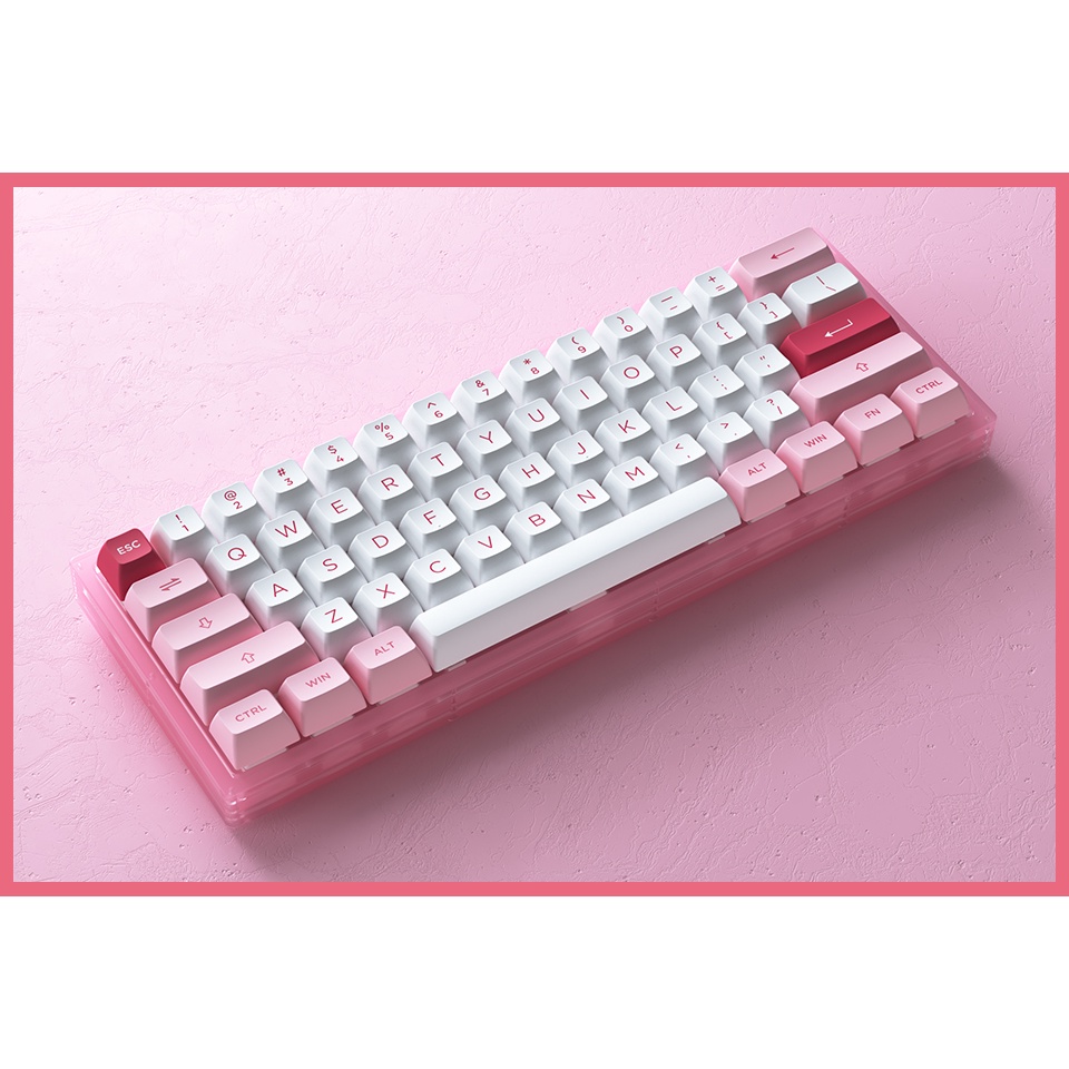 Bàn phím cơ AKKO ACR61 Pink - Bảo Hành Chính Hãng