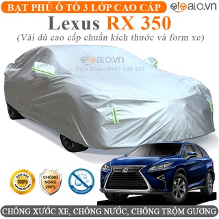 Bạt trùm che phủ dành cho xe Lexus RX 350 vải dù oxford 3 lớp cao cấp - OTOALO