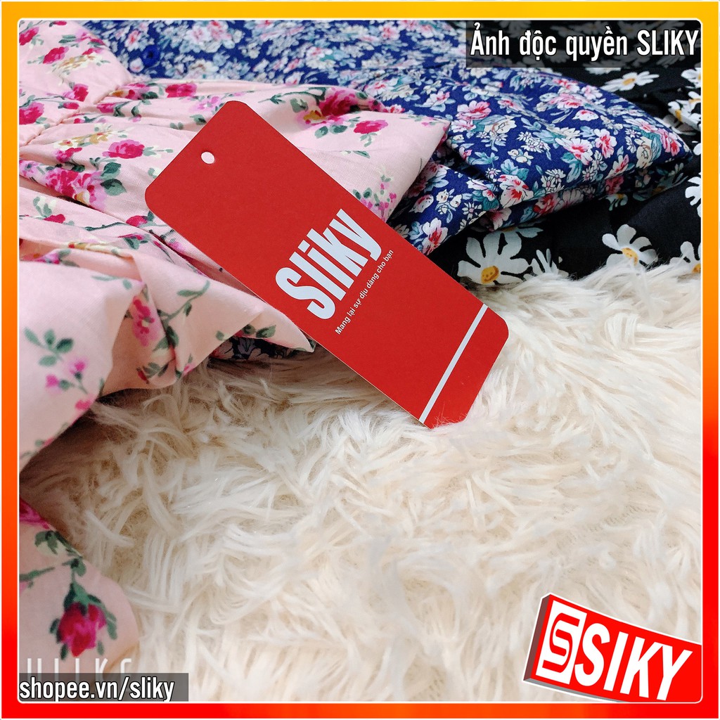 [Mặc Là Phê] Váy Hoa Cúc Hai Dây Dáng Dài Vintage - VX05 | BigBuy360 - bigbuy360.vn