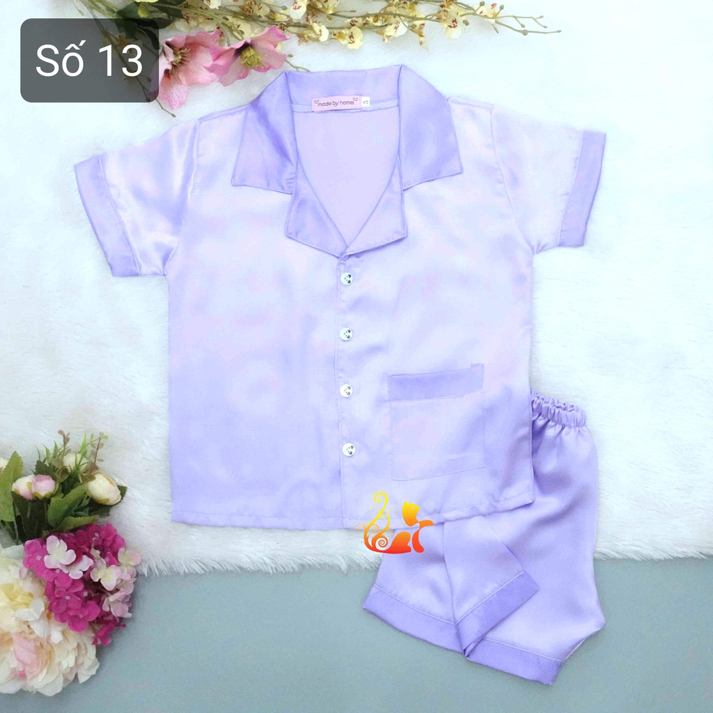 Phần 2 - Đồ Bộ Mặc Nhà Pijama Phi &quot;Lụa Phối&quot; Cho Bé - Từ 12kg - 42kg