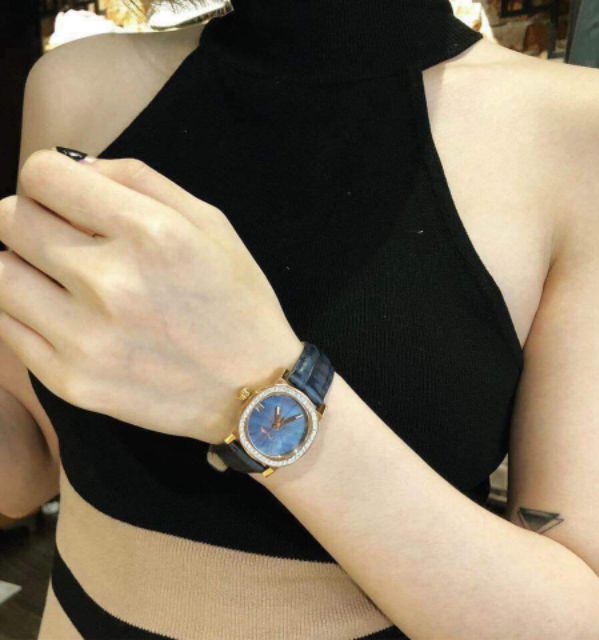 Đồng hồ nữ xanh xà cừ Wittnauer watch by Bulova