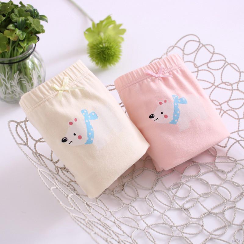 Set đồ bộ cotton họa tiết hoạt hình đáng yêu dành cho bé gái