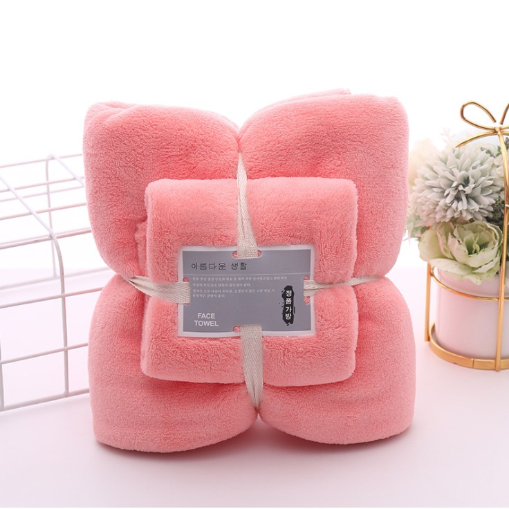 Bộ 2 Khăn Tắm Mềm Mại Thấm Hút Tốt JP5