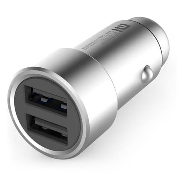 Adapter Sạc Xe Ô Tô 2 Cổng USB Tích Hợp Đèn LED Xiaomi CZCDQ01ZM