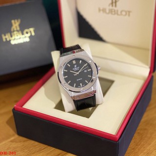 Đồng hồ nam hublot - mặt trơn máy pin - Hàng có bảo hành 12 tháng  - Đồng hồ hublot geneve