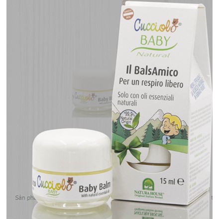Sáp giữ ấm Baby_Balm Cucciolo 15ml
