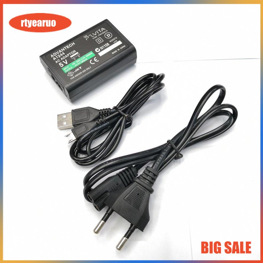 For Ps Vita 2000 Power Adapter Charger Set Game Player Charger Professional Us/Eu For Large-Screen Hdtv