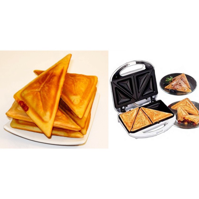 Máy Nướng Bánh, Làm Bánh Tại Nhà Sandwich Nikai Nhật Bản Mới, Nướng Bánh Siêu Tốc, Bảo Hành 6 Tháng - VS