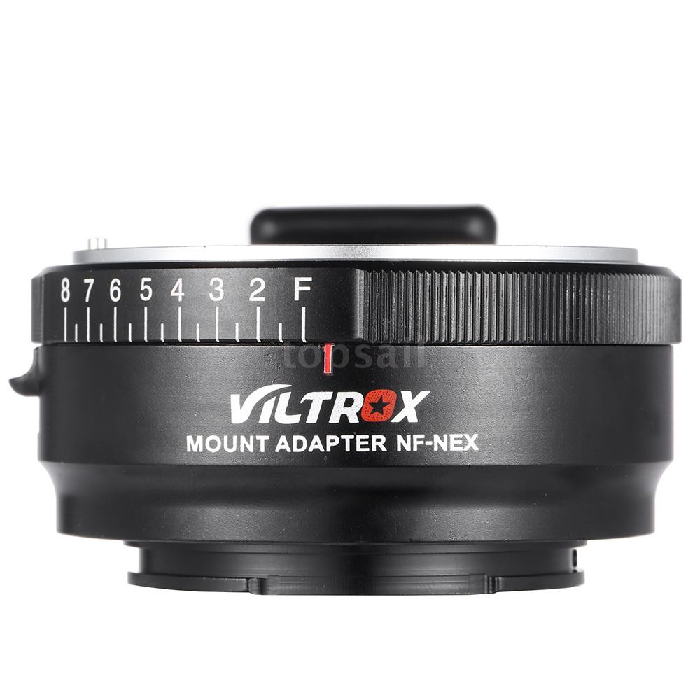 VILTROX NF-NEX Mount Adapter Ring for Nikon G/F/AI/S/D Lens to Sony E Mount Camera A7/A7R/NEX-5/NEX-3/NEX-5N/NEX-C3/NEX-