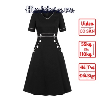 [CÓ SẴN] ĐẦM CHỮ A BIGSIZE THỜI TRANG CÔNG SỞ - HIMISTORE