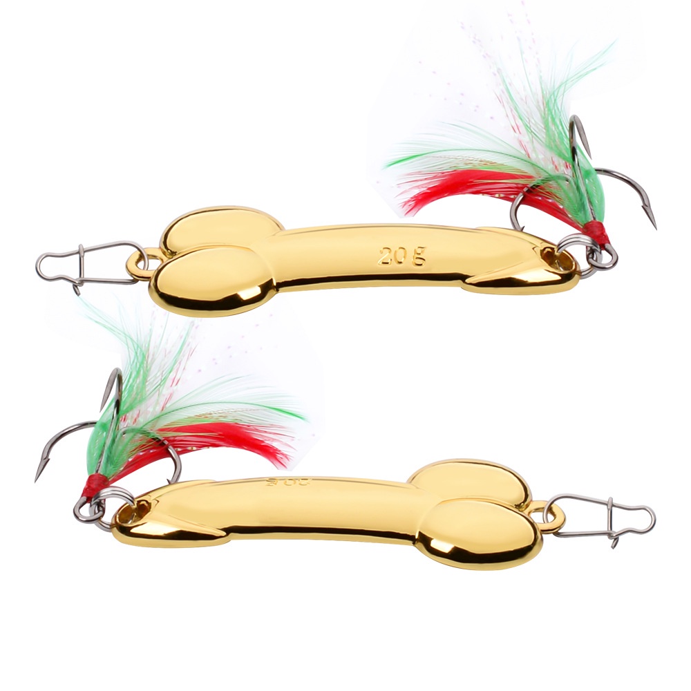 Mồi Câu Cá R003 2 Màu Bạc Vàng 5g10g15g20g28g35g43g50g