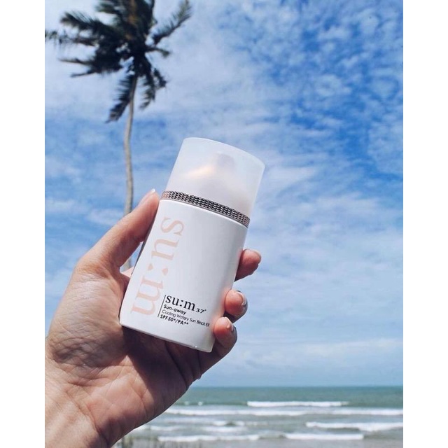 [ Sale Tách set ] kem Chống Nắng giải nhiệt dành cho da nhạy cảm Su:m37 Sun-away Cooling Watery Sun Block EX SPF50+/PA++