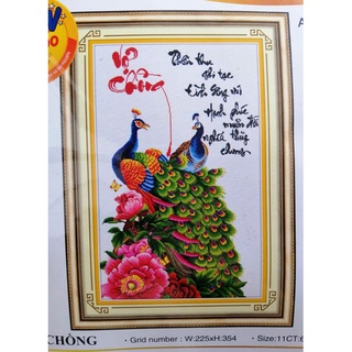 Tranh thêu chữ thập Vợ chồng AL51382
