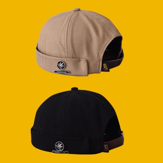 Mũ Thủy Thủ Mùa Hè Unisex Phong Cách Retro Chất Liệu Cotton Có Thể Điều Chỉnh Được beanie