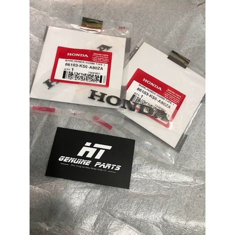 TEM CHỮ NỔI HONDA XÁM KHÓI VARIO 125 - 150 CHÍNH HÃNG