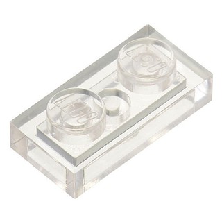 [1 Cái] LEGO Miếng Đế 1x2 Trắng Trong Suốt ID 6240204 28653