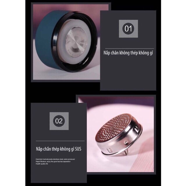 Bình giữ nhiệt cao cấp Life 500ml (giao màu ngẫu nhiên) | BigBuy360 - bigbuy360.vn