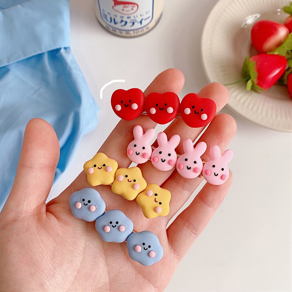 Kẹp Tóc Tiktok Thỏ Sao Mây Trái Tim Siêu HOT TREND CUTE