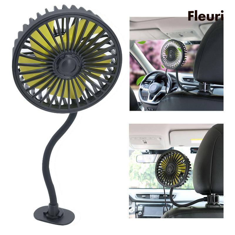 Quạt Làm Mát USB Gắn Sau Lưng Ghế Ngồi Xe Hơi Golf Xe Tải RV