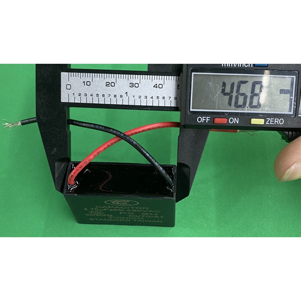 Capa Tụ quạt TINHCHI 4.75uF 450V.AC kapa đề - linh kiện điện tử QUỲNH DIỄN