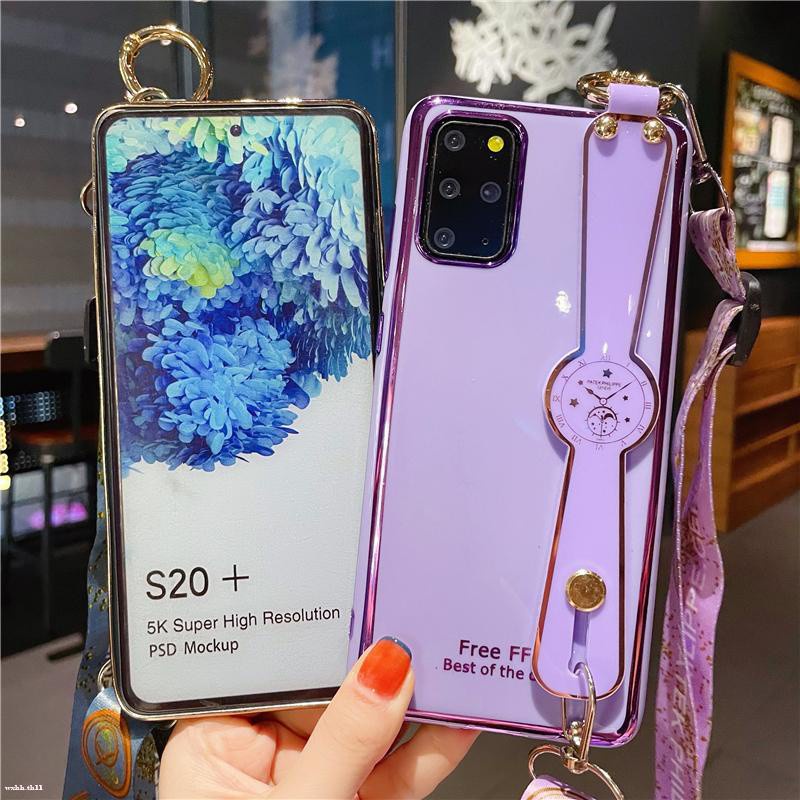 Ốp điện thoại có dây đeo cổ tay dành cho Samsung A32 A05 A71 A52 A12 A42 A02S A21S A31 A72 A10 A30 A50 A70 A30 A20 A11