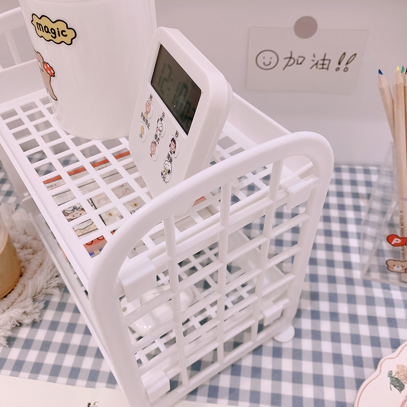 Winzige Macaron Color Storage Rack Cosmetics Stationery Desktop Decorate