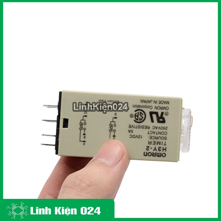 Relay Thời Gian Timer Omron H3Y-2 8P 12V