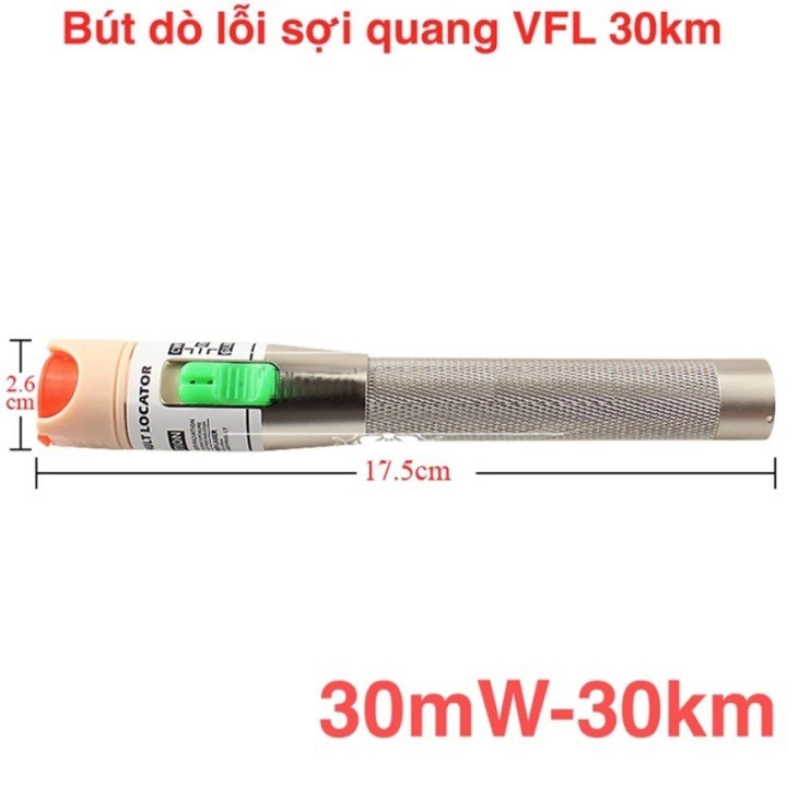 Bút soi quang 30km  - Bút dò lỗi sợi quang 30km
