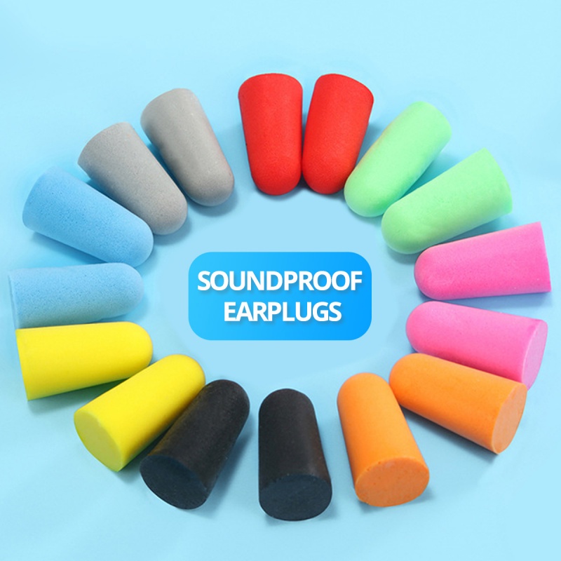 Nút bịt tai HdoorLink chống ồn bằng xốp mềm dùng khi ngủ