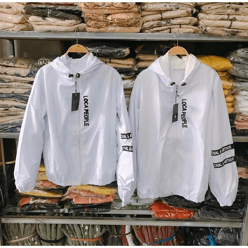 Áo Khoác Cặp Nam Nữ Chống Nắng Đi Mưa Nhẹ, Hàng Bao Chất Vải Ngọc Hân Fashion  - ĐĂNG QUANG FASHION