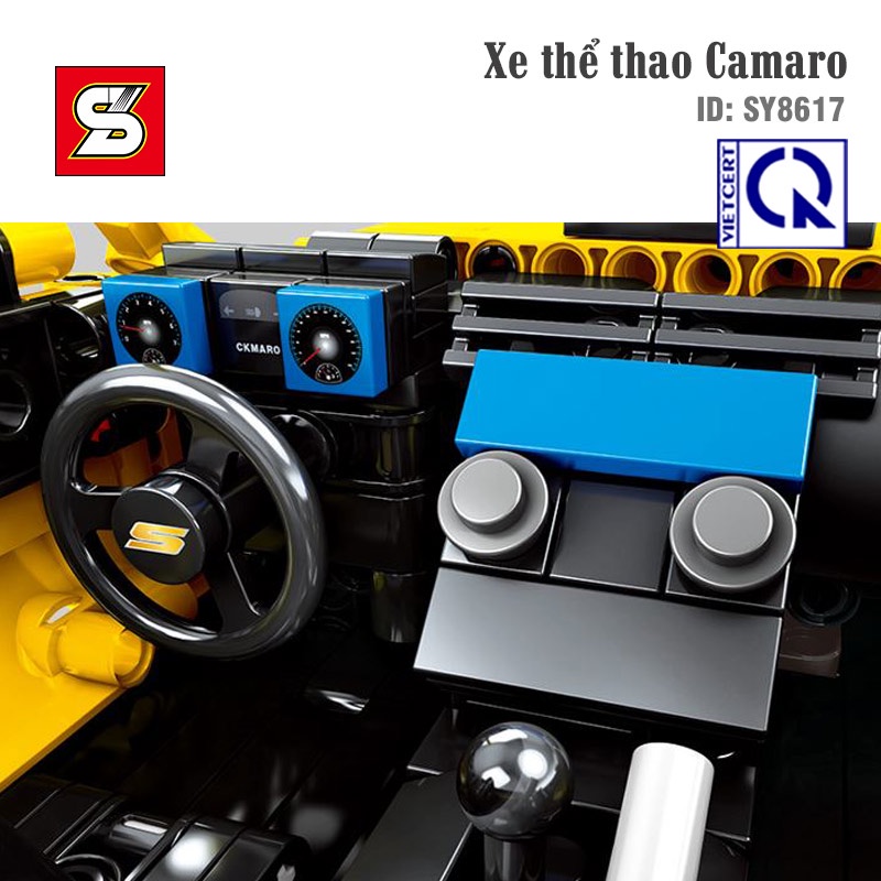 Đồ Chơi Lắp Ráp Xe Thể Thao Camaro – SY BLOCK 8617