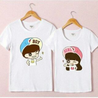 Áo đôi áo cặp áo gia đình siêu cute chất cotton co giãn 4 chiều đủ màu đủ size từ 5-100kg