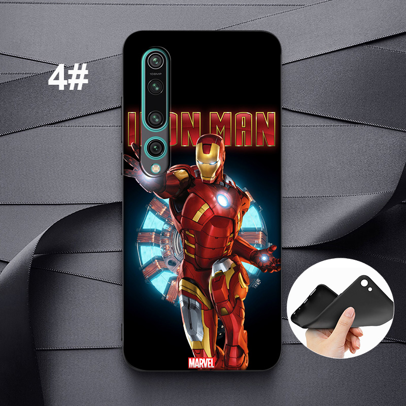 Ốp Điện Thoại Tpu Dẻo Họa Tiết Iron Man Captain America Độc Đáo Cho Xiaomi Redmi 4a 4x 5 5a 6 6a 7 7a Plus Pro Na68