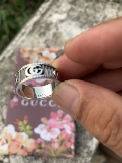Nhẫn Gucci bạc 925