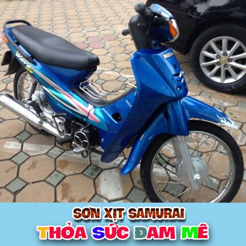 Chai sơn màu xanh dương Wave H325