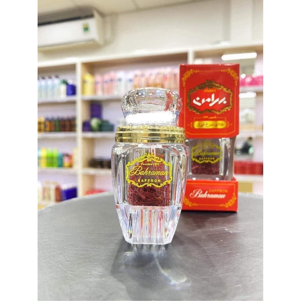 1gr Saffron Bahraman - Nhụy Hoa Nghệ Tây Iran Lọ Cao