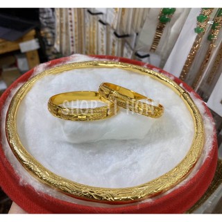 Set bộ trang sức cưới màu vàng 24 cao cấp mẫu mới cực đẹp cực sang