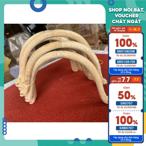 1 cặp cầu cong tre cho chim