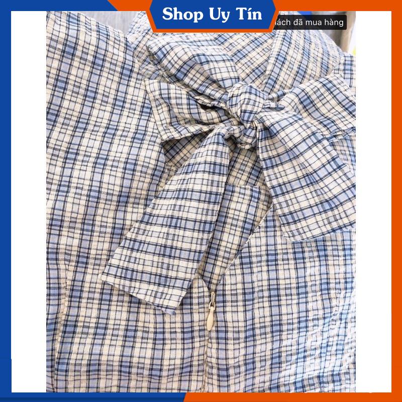 [Hàng Cao Cấp] -  ĐẦM XÒE CARO SIÊU XINH | BigBuy360 - bigbuy360.vn