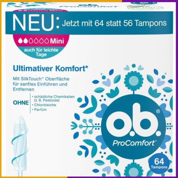 Băng vệ sinh Tampon Ob Đức dạng nút chai