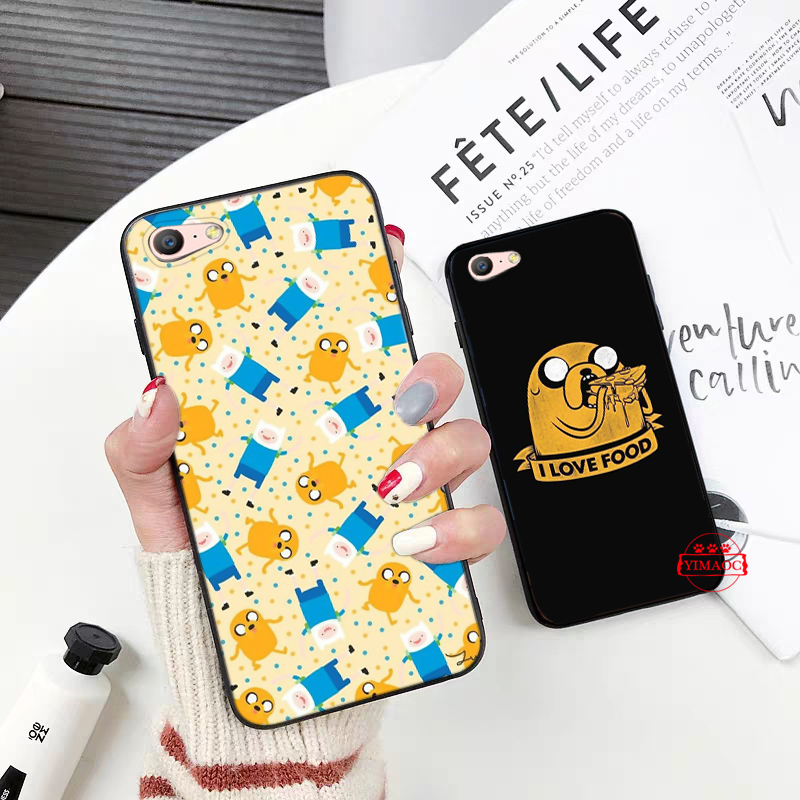 Ốp Lưng Mềm In Hình Adventure Time Cho Oppo A5 A9 2020 A1K F11 F1 Plus R9 R9S R15 R17 Pro 6q