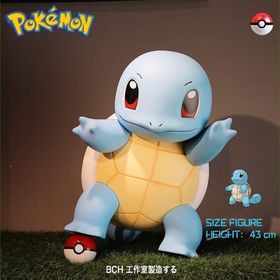 Mô hình Pokemon Squirtle rùa nước tỉ lệ 1:1 bộ sưu tập đồ chơi dễ thương