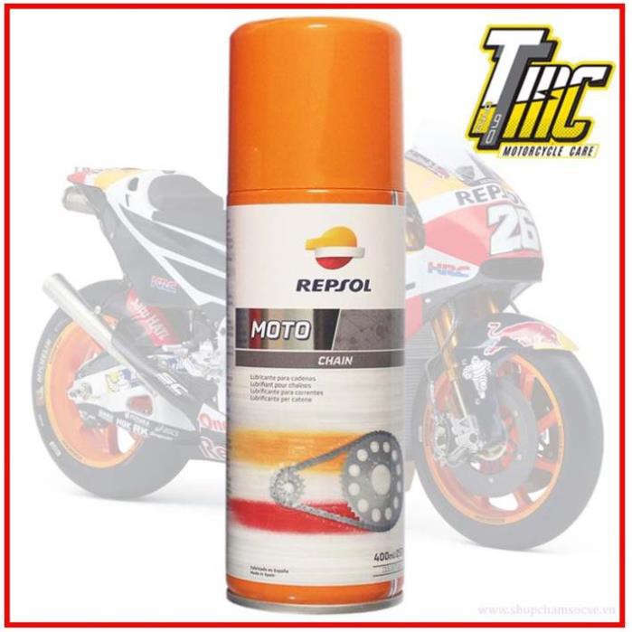 Xịt dưỡng sên Repsol Chain Lube 400ml